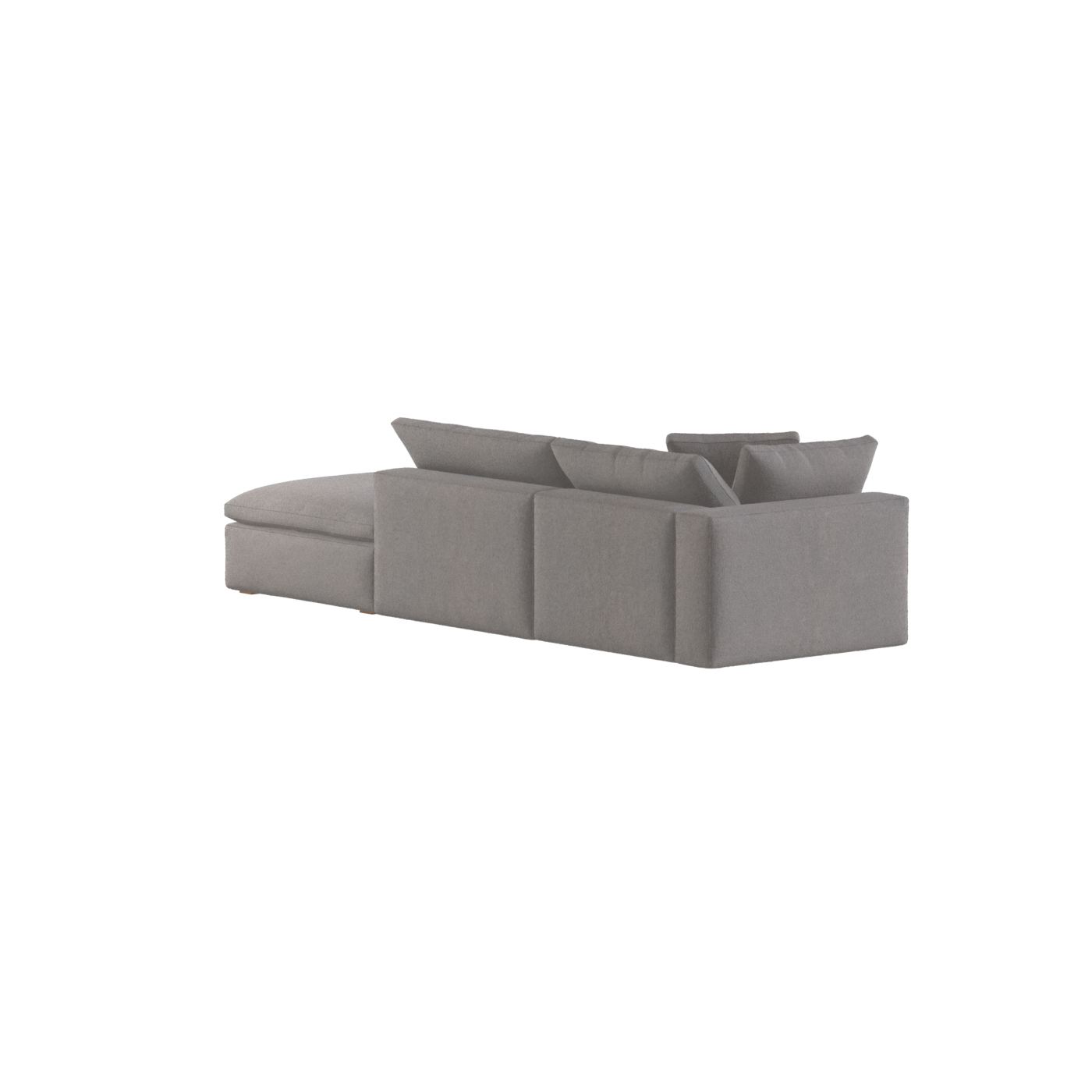 Ari modulares Ecksofa mit Sitzhocker