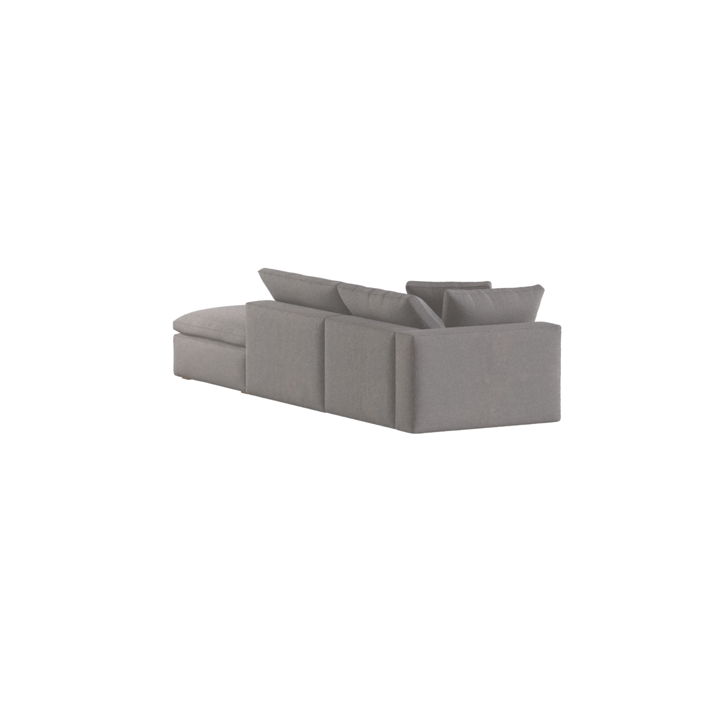 Ari modulares Ecksofa mit Sitzhocker