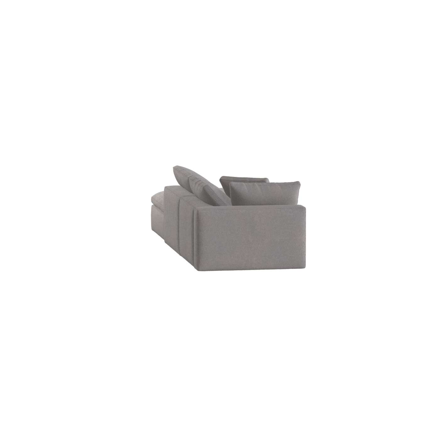 Ari modulares Ecksofa mit Sitzhocker