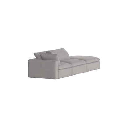 Ari modulares Ecksofa mit Sitzhocker
