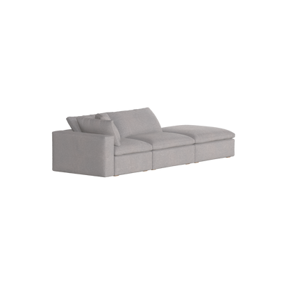 Ari modulares Ecksofa mit Sitzhocker