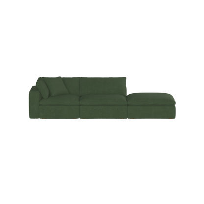 Ari modulares Ecksofa mit Sitzhocker