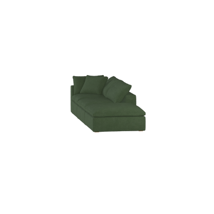 Ari modulares Ecksofa mit Sitzhocker