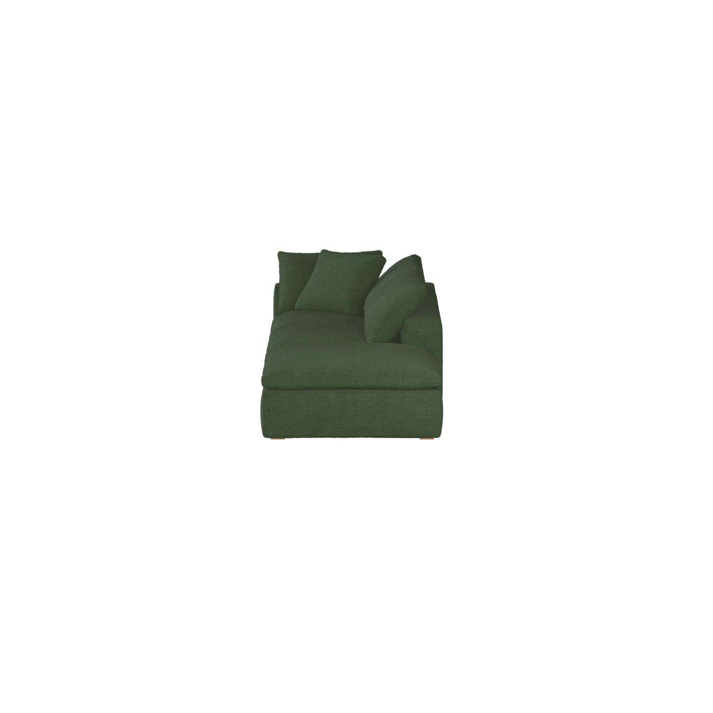 Ari modulares Ecksofa mit Sitzhocker