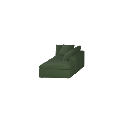 Ari modulares Ecksofa mit Sitzhocker