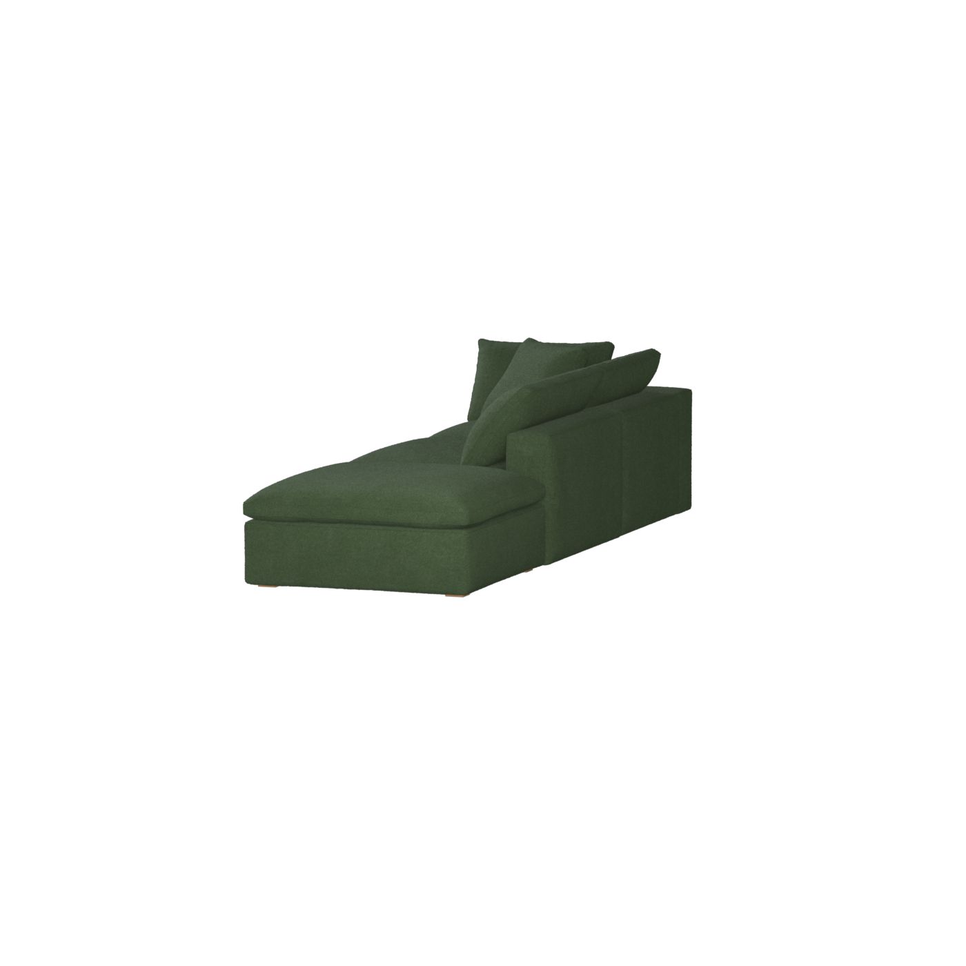 Ari modulares Ecksofa mit Sitzhocker