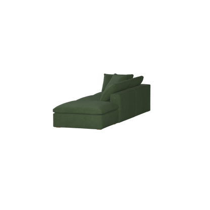 Ari modulares Ecksofa mit Sitzhocker
