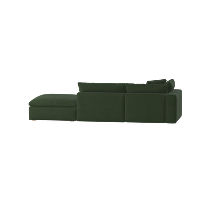 Ari modulares Ecksofa mit Sitzhocker