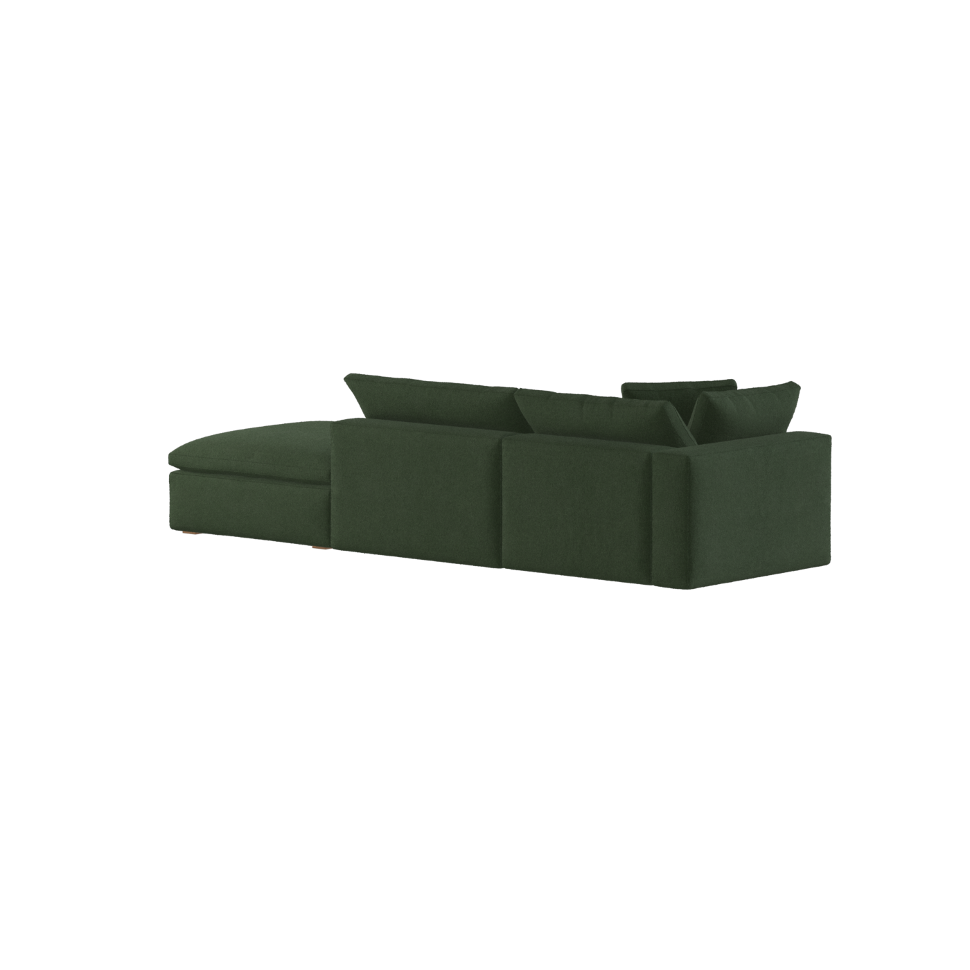Ari modulares Ecksofa mit Sitzhocker