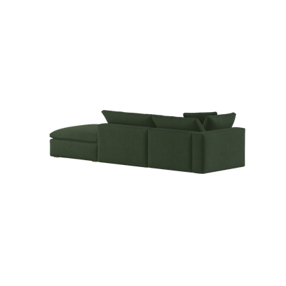 Ari modulares Ecksofa mit Sitzhocker