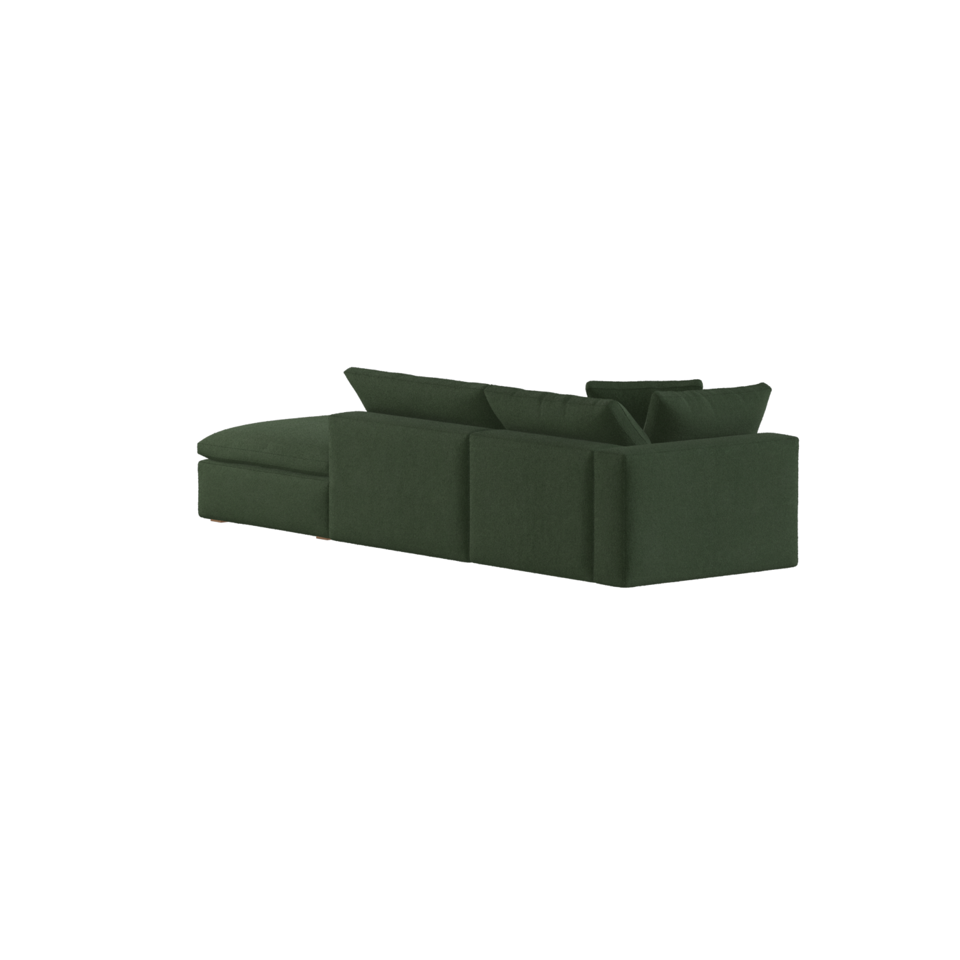 Ari modulares Ecksofa mit Sitzhocker