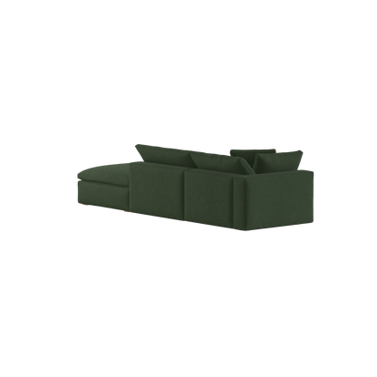 Ari modulares Ecksofa mit Sitzhocker