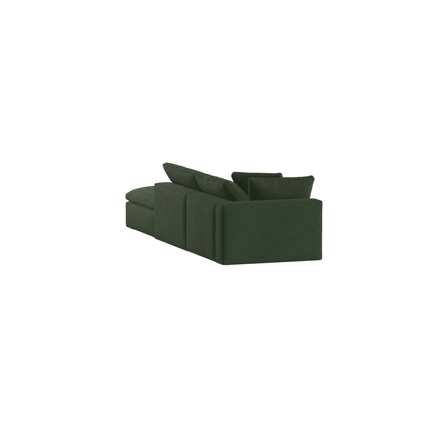 Ari modulares Ecksofa mit Sitzhocker