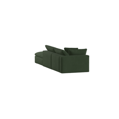 Ari modulares Ecksofa mit Sitzhocker