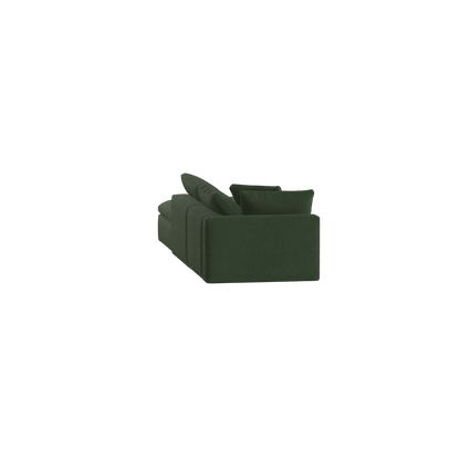 Ari modulares Ecksofa mit Sitzhocker