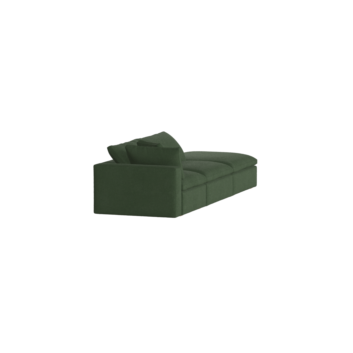 Ari modulares Ecksofa mit Sitzhocker