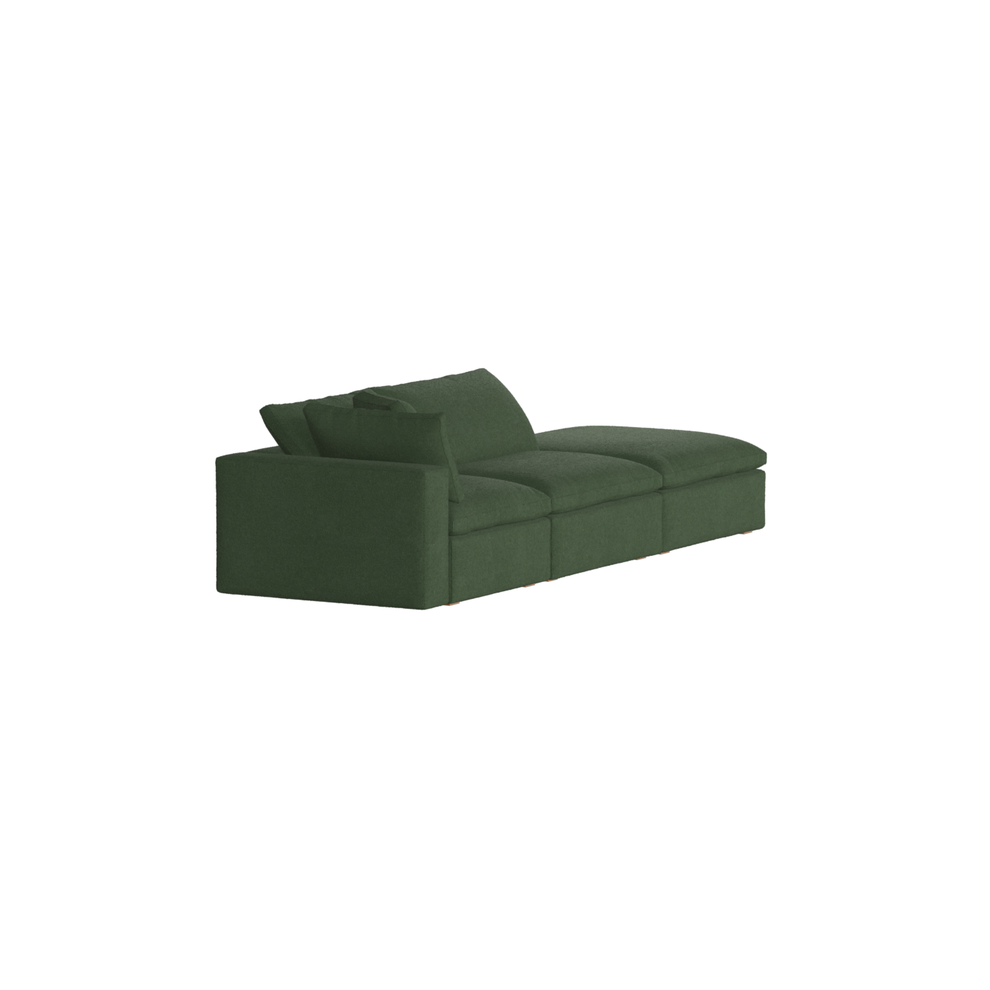 Ari modulares Ecksofa mit Sitzhocker
