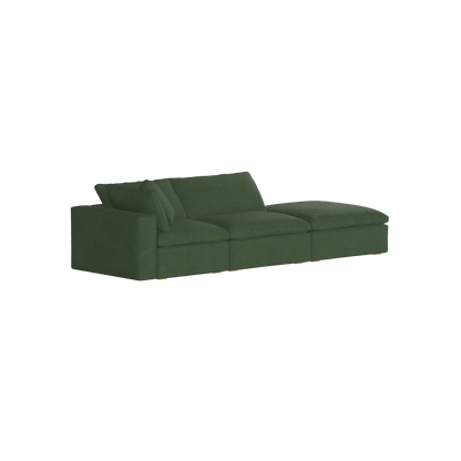 Ari modulares Ecksofa mit Sitzhocker