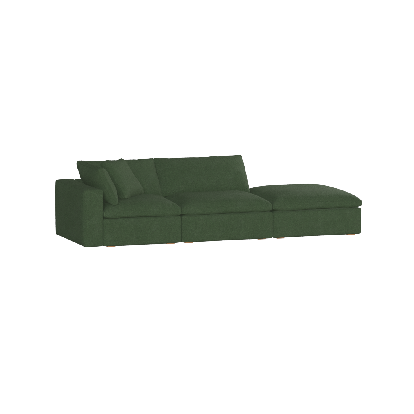 Ari modulares Ecksofa mit Sitzhocker