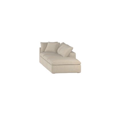 Ari modulares Ecksofa mit Sitzhocker