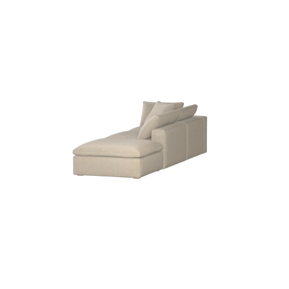 Ari modulares Ecksofa mit Sitzhocker