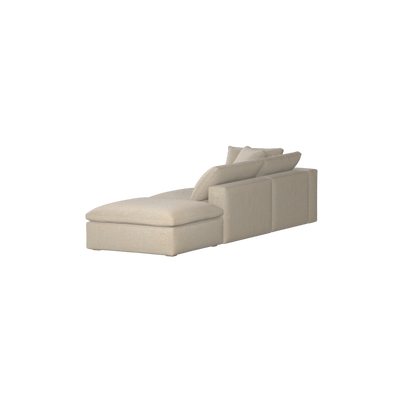Ari modulares Ecksofa mit Sitzhocker