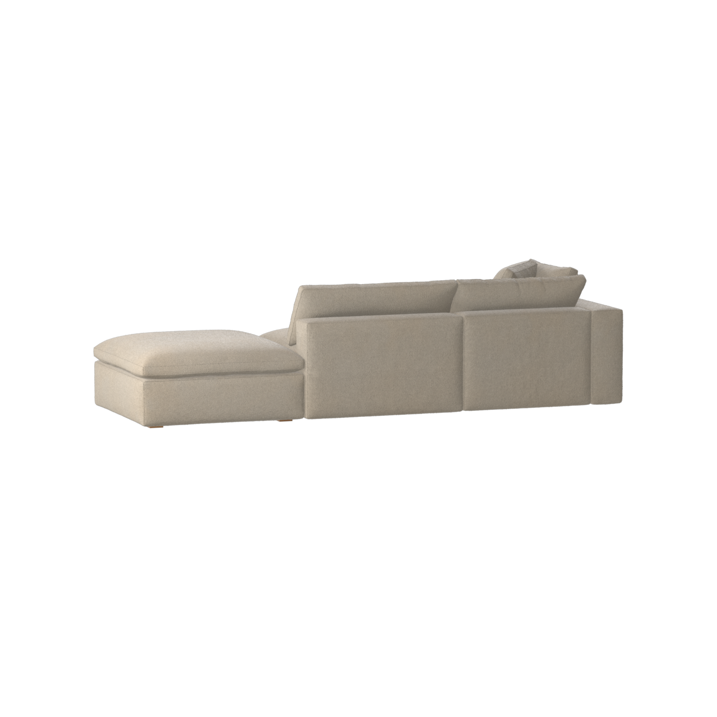 Ari modulares Ecksofa mit Sitzhocker