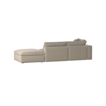 Ari modulares Ecksofa mit Sitzhocker