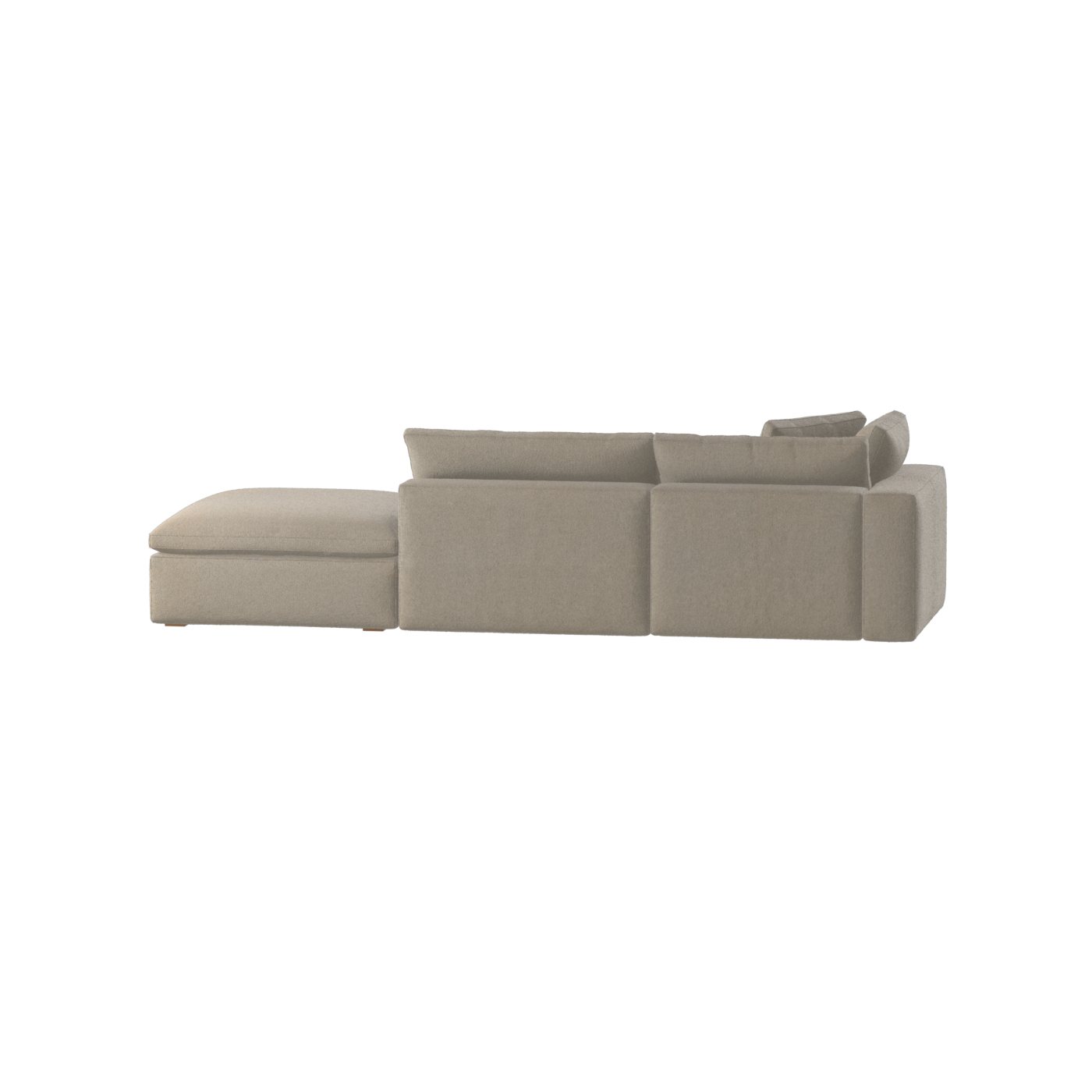 Ari modulares Ecksofa mit Sitzhocker