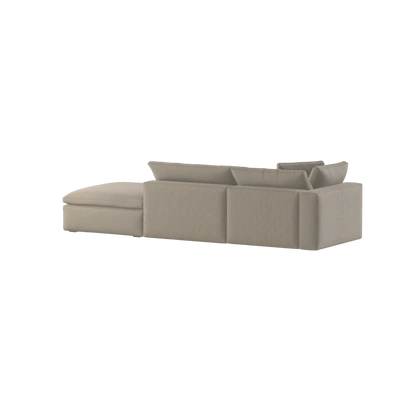 Ari modulares Ecksofa mit Sitzhocker