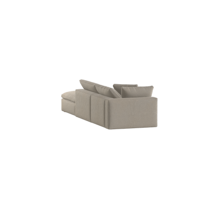 Ari modulares Ecksofa mit Sitzhocker