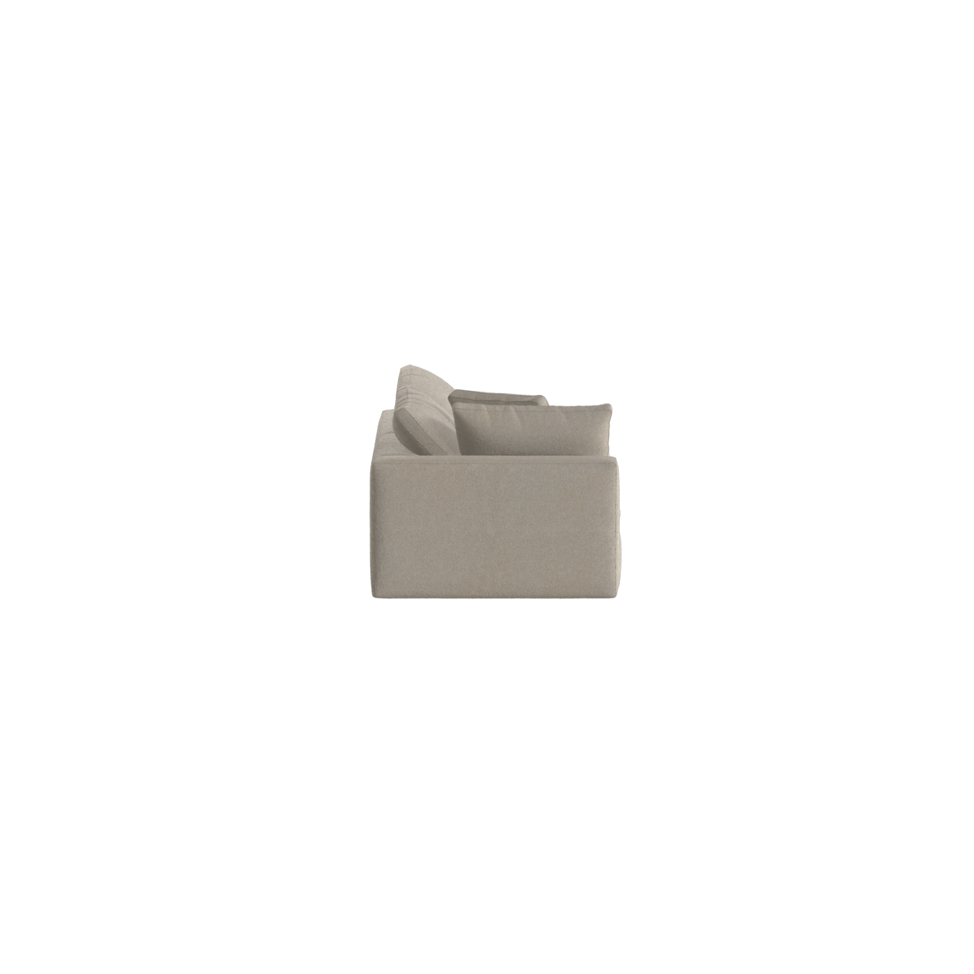Ari modulares Ecksofa mit Sitzhocker