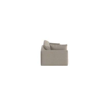 Ari modulares Ecksofa mit Sitzhocker