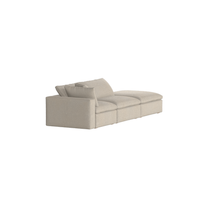 Ari modulares Ecksofa mit Sitzhocker