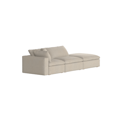 Ari modulares Ecksofa mit Sitzhocker