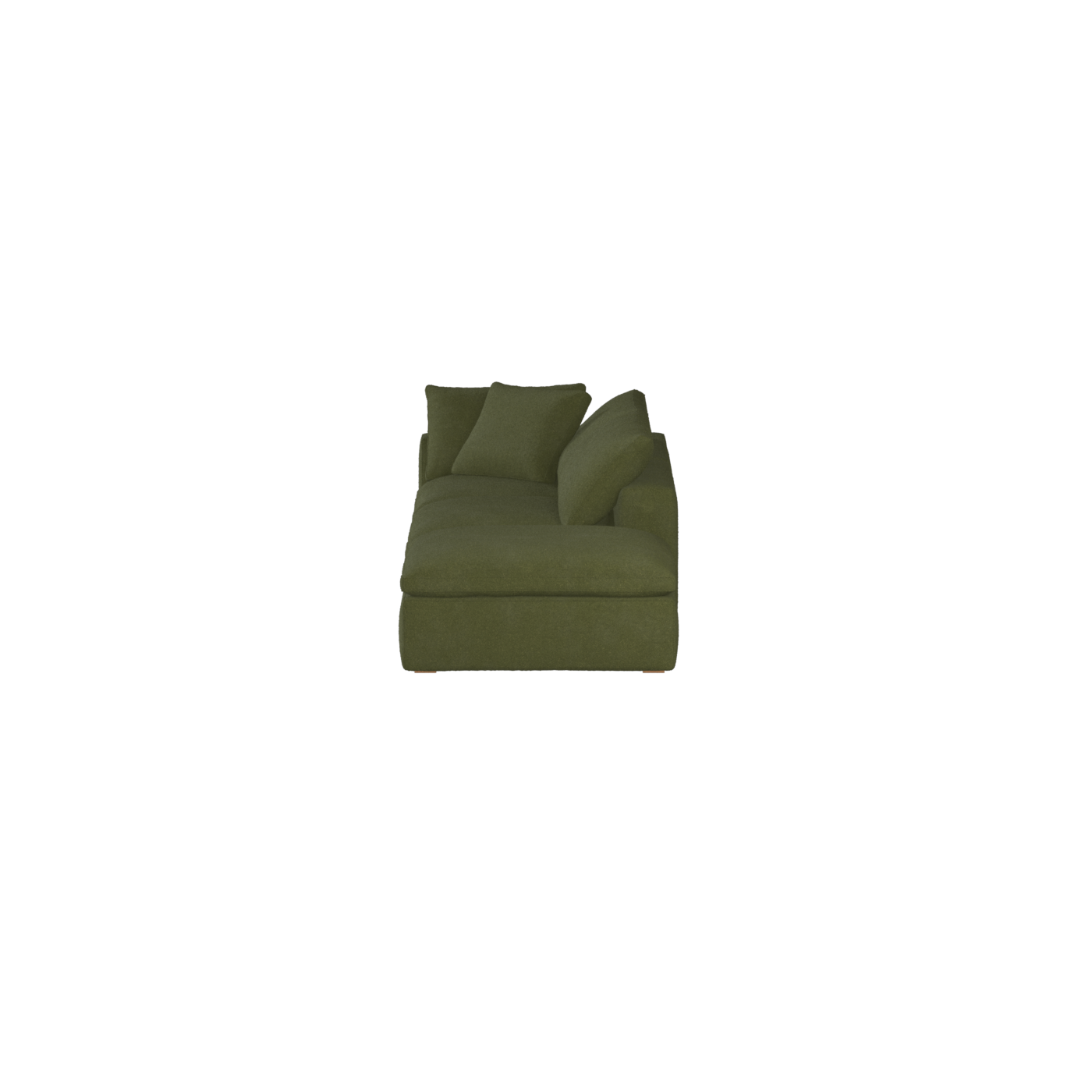 Ari modulares Ecksofa mit Sitzhocker