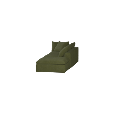 Ari modulares Ecksofa mit Sitzhocker