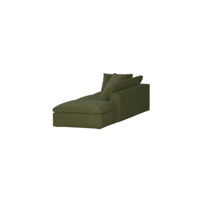 Ari modulares Ecksofa mit Sitzhocker