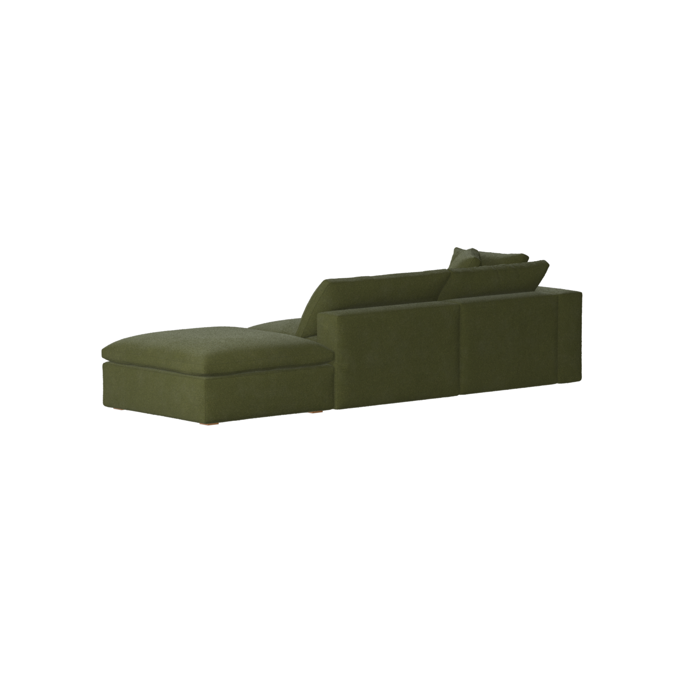 Ari modulares Ecksofa mit Sitzhocker