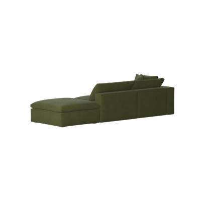 Ari modulares Ecksofa mit Sitzhocker