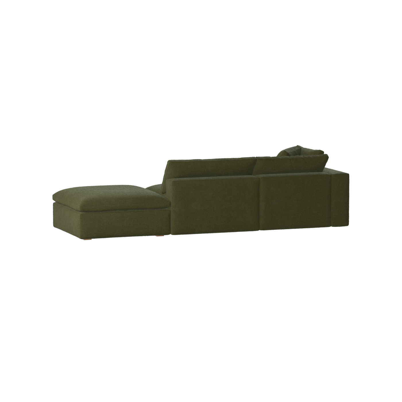 Ari modulares Ecksofa mit Sitzhocker