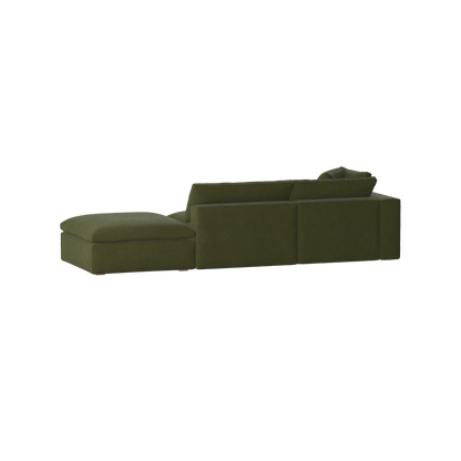 Ari modulares Ecksofa mit Sitzhocker