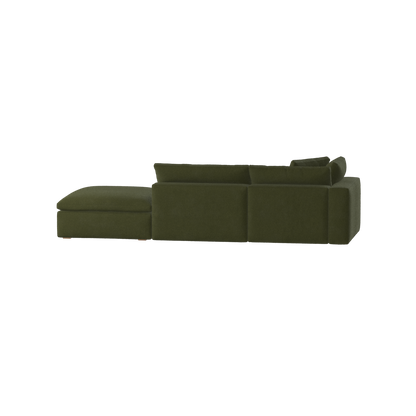 Ari modulares Ecksofa mit Sitzhocker