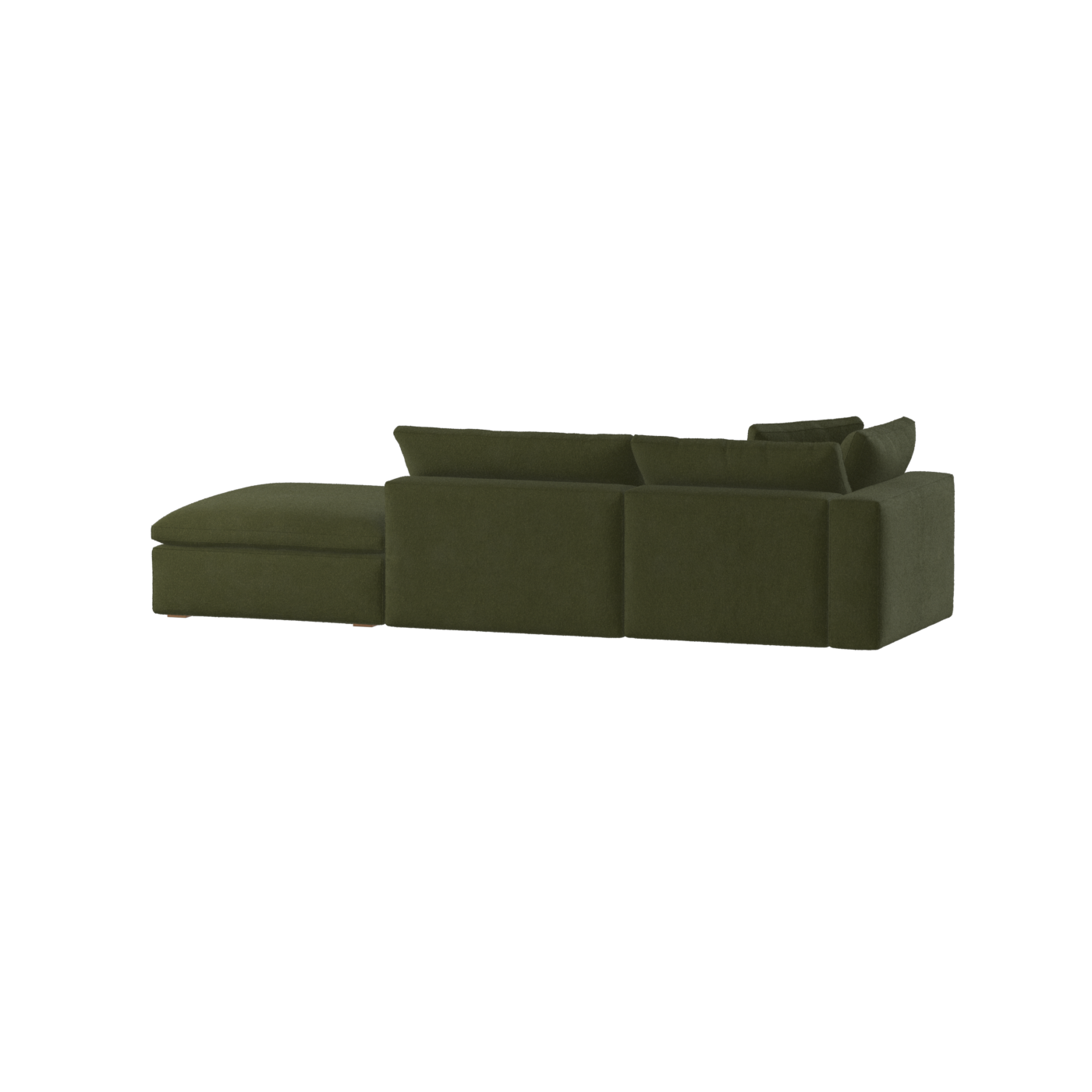 Ari modulares Ecksofa mit Sitzhocker