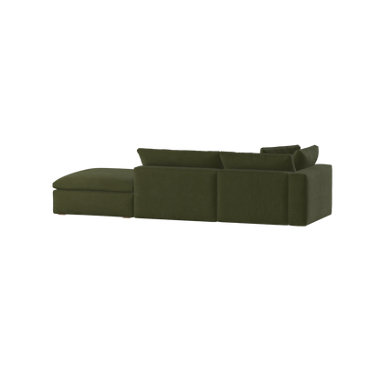 Ari modulares Ecksofa mit Sitzhocker