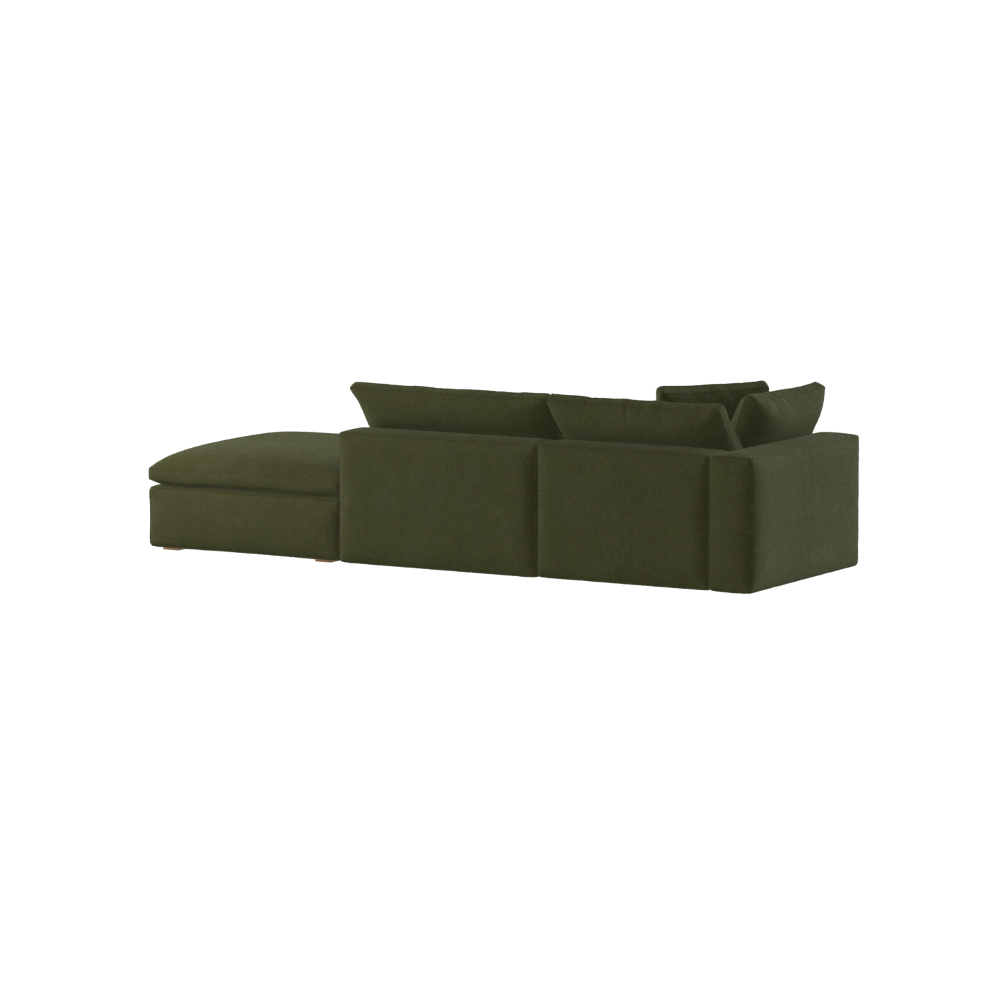 Ari modulares Ecksofa mit Sitzhocker