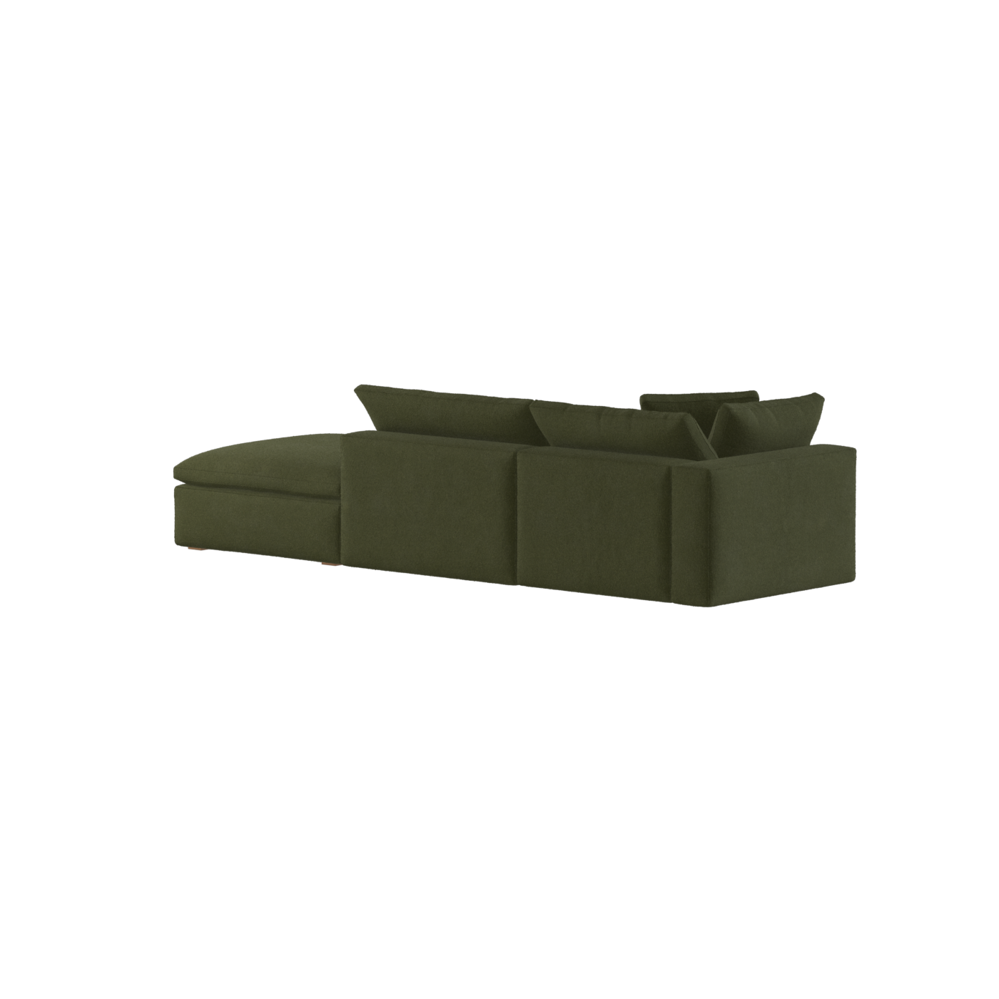 Ari modulares Ecksofa mit Sitzhocker