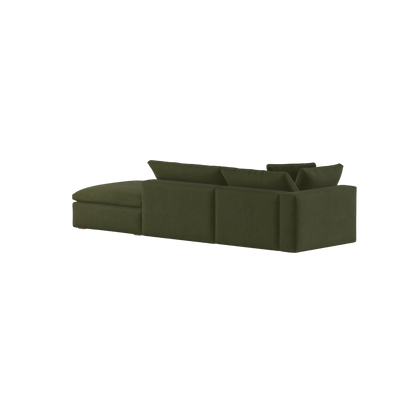 Ari modulares Ecksofa mit Sitzhocker
