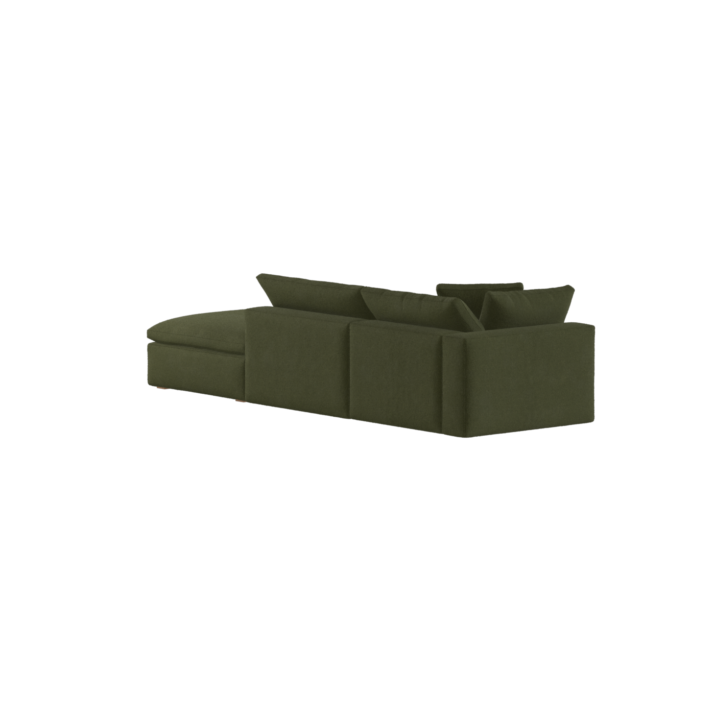 Ari modulares Ecksofa mit Sitzhocker