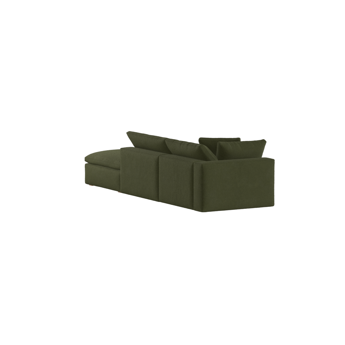 Ari modulares Ecksofa mit Sitzhocker